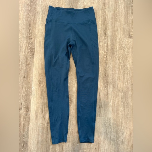 Victoria's Secret VSX High Rise Pocket Leggings in Blue Size Medium - Picture 2 of 7